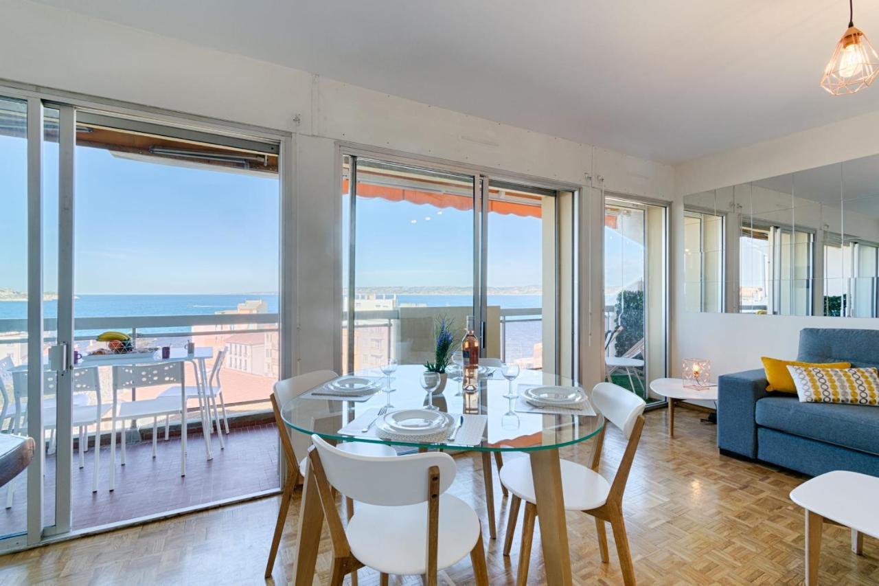 Vue Feerique Sur La Mer - Air Rental Marseille Bagian luar foto